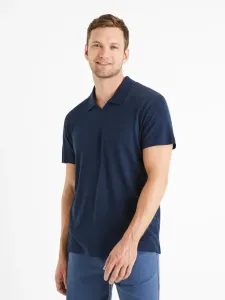 Celio Deolive Polo Shirt Blue