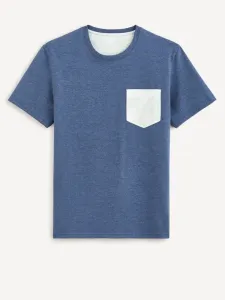 Celio Depocket T-shirt Blue