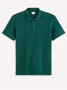 Celio Feflame Polo Shirt Green