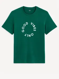 Celio Gecircu T-shirt Green