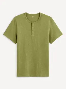 Celio Genperle T-shirt Green