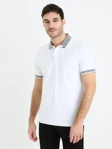 Celio Gesort Polo Shirt White
