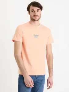 Celio Gexchaina T-shirt Orange