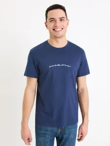 Celio Gexhand T-shirt Blue
