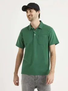Celio Polo Shirt Green #222905