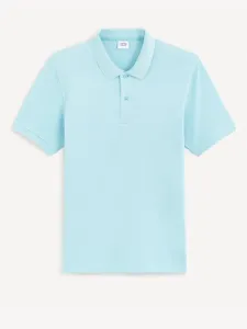 Celio Teone Polo Shirt Blue