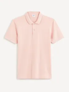 Celio Teone Polo Shirt Pink #1855460