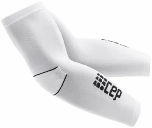 CEP WS1A02 Compression Arm Sleeve L2 White-Black S Running arm warmers