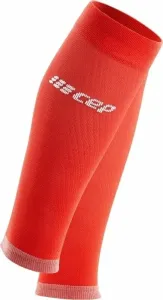 CEP WS50PY Compression Calf Sleeves Ultralight Lava/Light Grey V Calf covers for runners