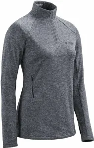 CEP W0A39 Winter Run Shirt Women Black Melange XS Running sweatshirt