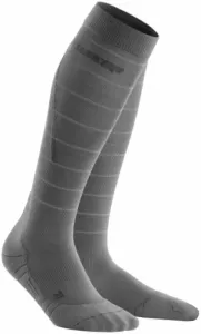 CEP WP402Z Compression Tall Socks Reflective Grey II Running socks