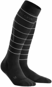 CEP WP405Z Compression Tall Socks Reflective Black II Running socks
