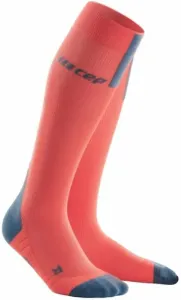 CEP WP40BX Compression Tall Socks 3.0 Coral-Grey II Running socks
