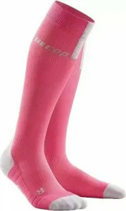 CEP WP40GX Compression Knee High Socks 3.0 Rose/Light Grey II Running socks