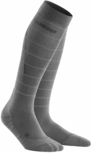 CEP WP502Z Compression Tall Socks Reflective Grey III Running socks