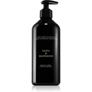 Cereria Mollá Basil & Mandarín perfumed liquid soap unisex 500 ml