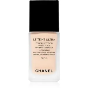 Chanel Le Teint Ultra long-lasting mattifying foundation SPF 15 shade 22 Beige Rosé 30 ml