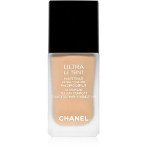 Chanel Ultra Le Teint Flawless Finish Foundation Long-Lasting Mattifying Foundation for Even Skintone Shade 30 Beige 30 ml