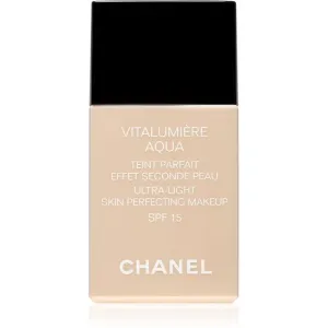 Chanel Vitalumière Aqua ultra-lightweight foundation for radiant-looking skin shade 10 Beige SPF 15 30 ml #222620