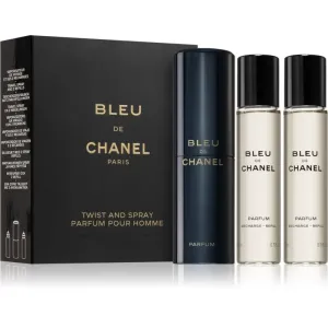 Chanel Bleu de Chanel perfume + one refill for men 3x20 ml