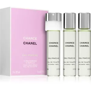Chanel Chance Eau Fraîche eau de toilette for women 3x20 ml