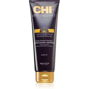 CHI Brilliance Strengthening Treatment reinforcing mask for weakened, damaged hair and split ends with olive oil 237 ml