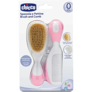Chicco Baby Moments set for hair 0m+ Pink 2 pc
