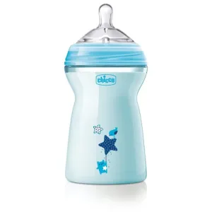 Chicco Natural Feeling Blue baby bottle 6m+ 330 ml
