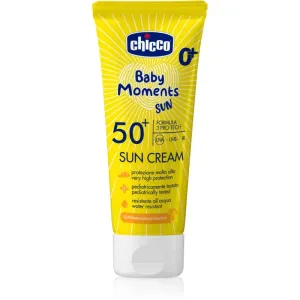 Chicco Baby Moments Sun sunscreen SPF 50+ for children from birth 75 ml