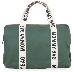 Childhome Mommy Bag Canvas Green baby changing bag 55 x 30 x 40 cm 1 pc