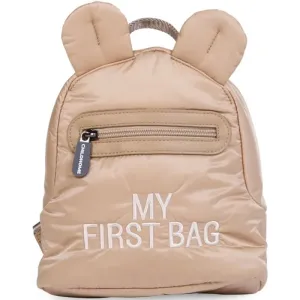 Childhome My First Bag Puffered Beige children’s rucksack 24 x 8 x 20 cm 1 pc