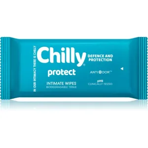Chilly Intima Protect intimate cleansing wipes 12 pc