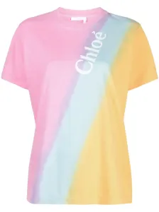 CHLOÃ - Logo Cotton T-shirt