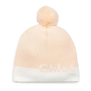 Chloe Girls Logo Wool Hat Pink ONE Size #1576374
