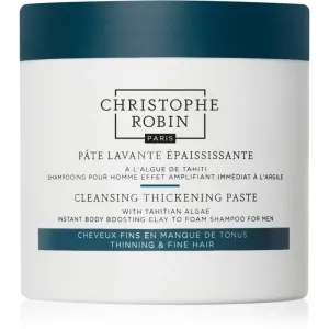 Christophe RobinCleansing Thickening Paste with Tahitian Algae For Men (Instant Body Boosting Clay to Foam Shampoo) - Thinning & Fine Hair 250ml/8.4oz