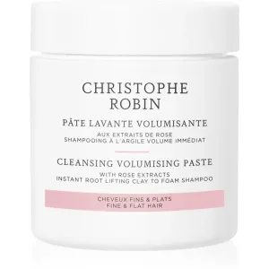 Christophe Robin Cleansing Volumizing Paste with Rose Extract exfoliating shampoo for Hair Volume 75 ml