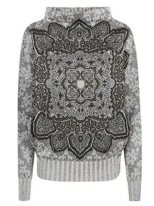 CIRCUS HOTEL - Embroidered Viscose Turtleneck Sweater