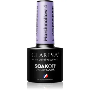 Claresa SoakOff UV/LED Color Marshmallow gel nail polish shade 4 5 g