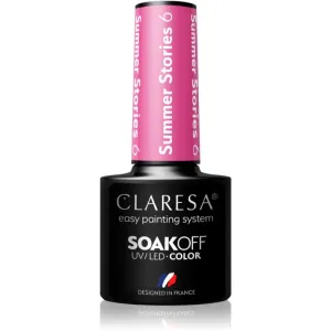 Claresa SoakOff UV/LED Color Summer Stories gel nail polish shade 6 5 g