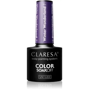 Claresa SoakOff UV/LED Color Winter Wonderland gel nail polish shade 7 5 g