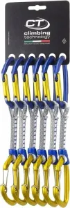 Climbing Technology Berry Set DY Dyneema Quickdraw Solid Straight/Wire Straight Blue/Gold 12.0 Climbing Carabiner