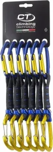 Climbing Technology Berry Set NY Pro Nylon Pro Quickdraw Solid Straight/Wire Straight Blue/Gold 12.0 Climbing Carabiner