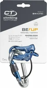 Climbing Technology Be-Up Kit Belay Set Electric Blue Safety Gear for Climbing