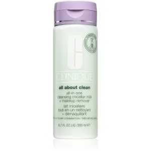 Clinique All About Clean All-in-One Cleansing Micellar Milk + Makeup Remove gentle cleansing lotion for dry and very dry skin 200 ml