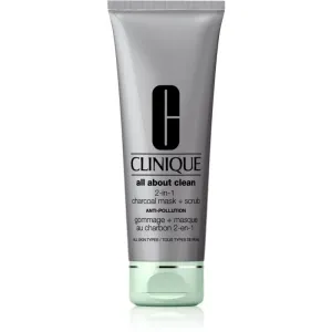 Clinique All About Clean 2-in-1 Charcoal Mask + Scrub cleansing face mask 100 ml