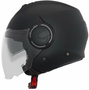 CMS S-Jet Plain Black Matt L Helmet