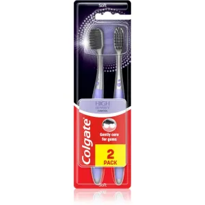 Colgate High Density Charcoal soft toothbrush 2 pc