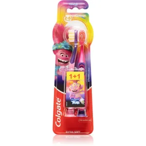 Colgate Smilies Trolls toothbrush for children extra soft 2 pc