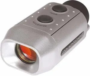 Colin Montgomerie Digital Golf Distance Finder Laser Rangefinder Silver