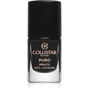 Collistar Puro Long-Lasting Nail Lacquer long-lasting nail polish shade 313 Nero Intenso 10 ml